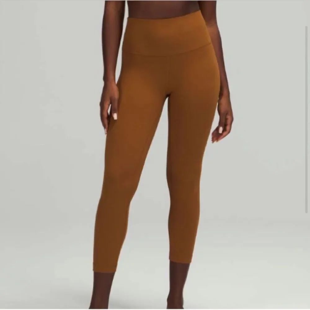 Lululemon Align High Rise Crop Legging 23" Copper Brown 10 NEW